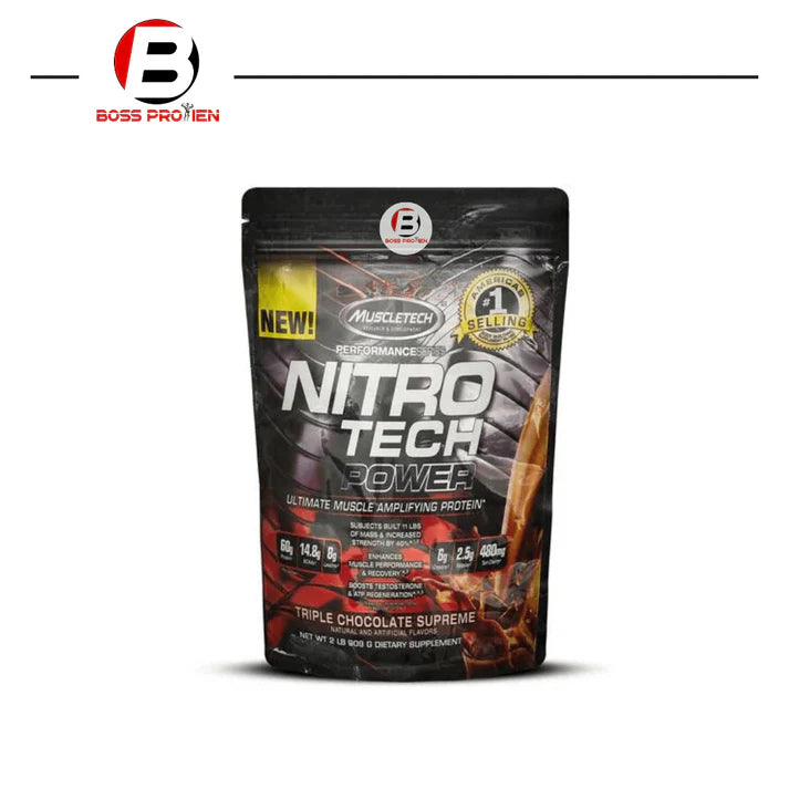 Muscle Tech Nitro Tech Power Ultimate Muscle Protien With Package