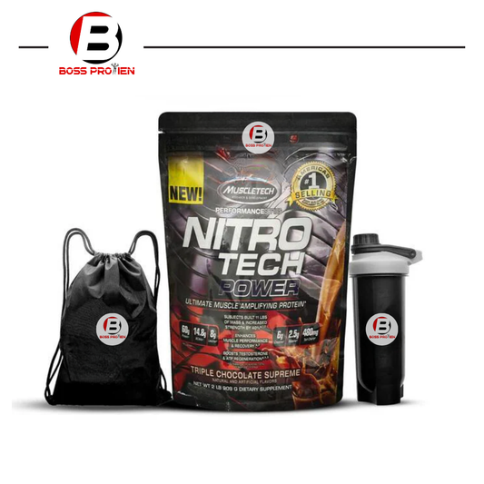 Muscle Tech Nitro Tech Power Ultimate Muscle Protien With Package