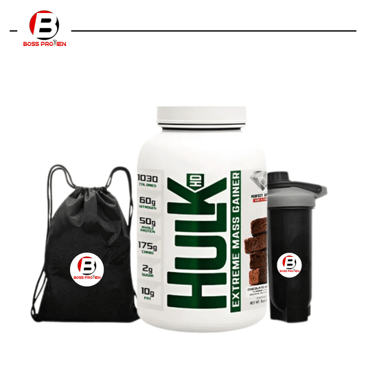 HD Hulk Extreme Mass Gainer 1kg box with package