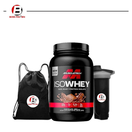 MuscleTech, IsoWhey, 100% Whey Protein Isolate, Chocolate,Vanilla 2 lbs (907 g) With package